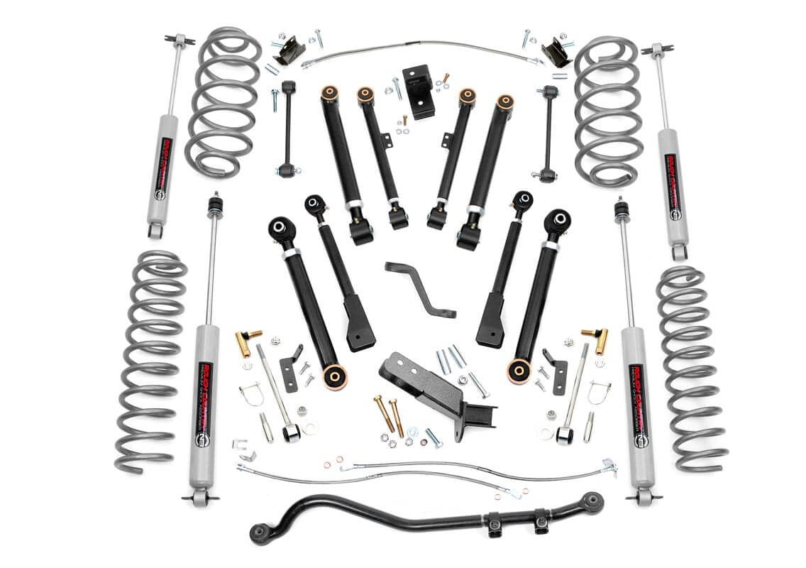 Rough Country 6 Inch Lift Kit X-Series Fits Jeep Wrangler Tj 4WD (1997-2006) 66220