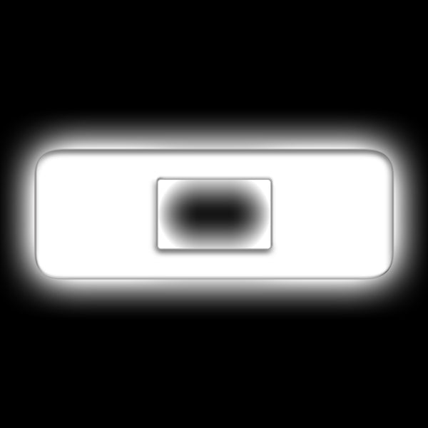 ORACLE Lighting Universal Illuminated LED Letter Badges Matte Wht Surface Finish O SEE WARRANTY 3140-O-001