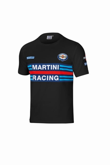 Sparco T-Shirt Martini-Racing Medium Black 01274MRNR2M