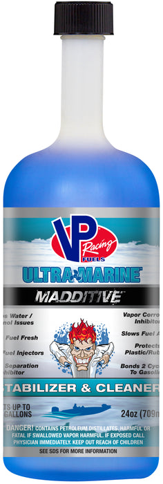 VP Racing Fuels Madditive Ultra Marine Boat Fuel Stabilizer and Cleaner for Winterizing and Engine Health/Performance, 24 Ounces