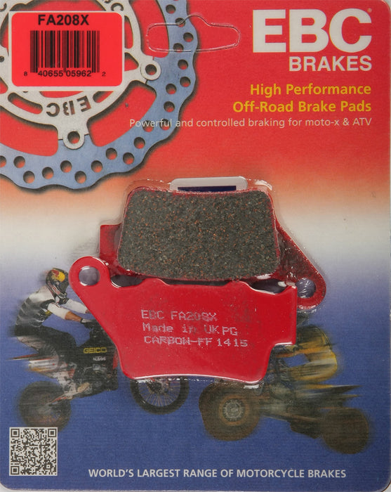 EBC Brakes FA208X Disc Brake Pad Set