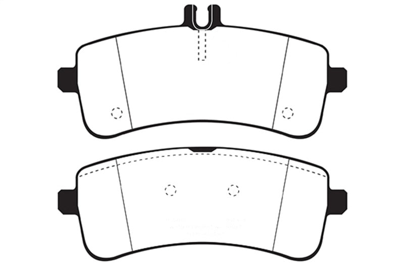 EBC 2015+ Mercedes-Benz C63 S AMG (W205) 4.0L Twin Turbo Redstuff Rear Brake Pads DP32350C