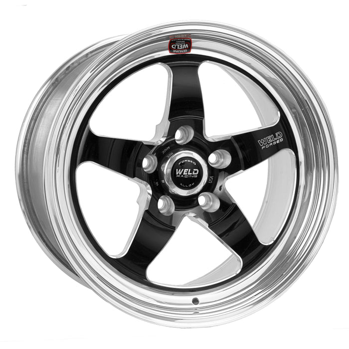 Weld S71 18x10.5 / 5x4.75 BP / 6.2in. BS Black Wheel (Medium Pad) Non-Beadlock 71MB8105B62A