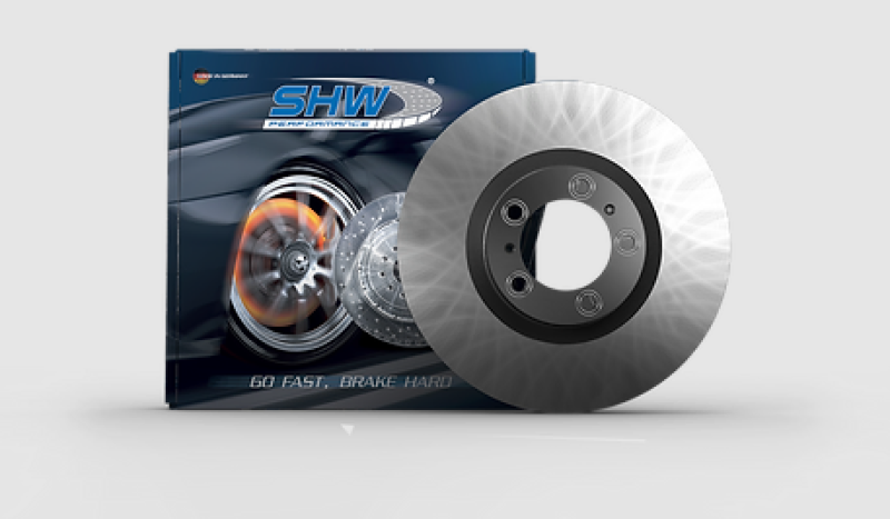 SHW 19-21 Porsche Macan S 3.0L Left Front Smooth Monobloc Brake Rotor (95B615301AA) PFL39527