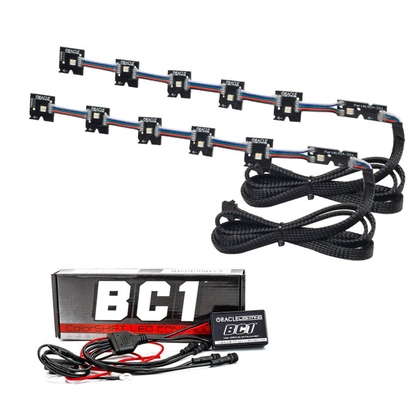 Oracle 14-21 Compatible with Infiniti Q50 RGB+W Headlight Halo Upgrade Kit ColorSHIFT w/ BC1 Cntrl SEE WARRANTY 1404-335