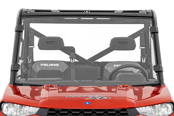 Rough Country Full Windshield Scratch Resistant Fits Polaris Ranger 1000/Ranger Xp 900/1000 98132010