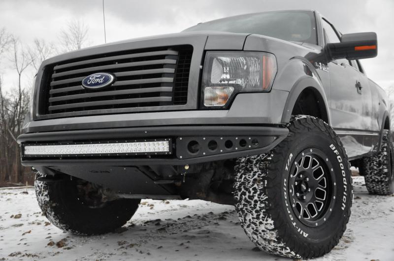 DV8 Offroad 09-14 Ford F-150 Baja Style Front Bumper FBFF1-04