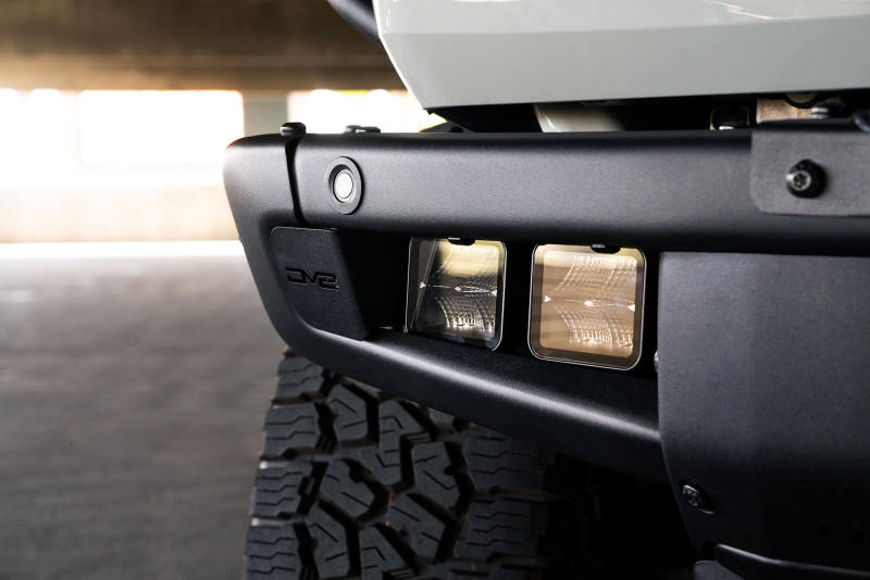 DV8 Offroad 21-22 Ford Bronco Factory Bumper Pocket Light Mount (Pair) 3in LED Pod Lights LBBR-05