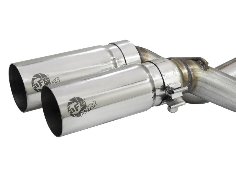 aFe Rebel Exhausts 3in SS Cat-Back 09-14 Ford F-150 4.6/5.0/5.4L w/ Polished Tips 49-43080-P