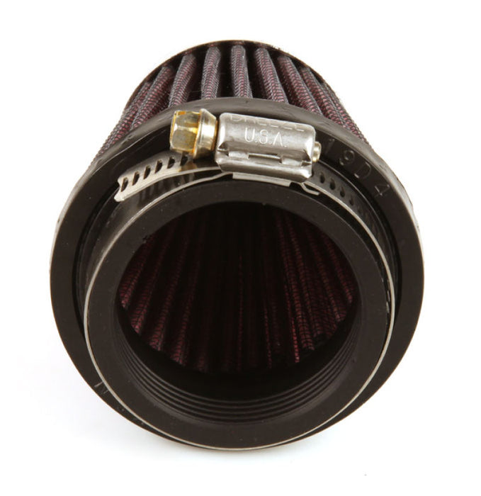 K&N Universal Clamp-On Air Filter: High Performance, Premium, Replacement Engine Filter: Flange Diameter: 1.9375 In, Filter Height: 3 In, Flange Length: 0.625 In, Shape: Round Tapered, RC-1060