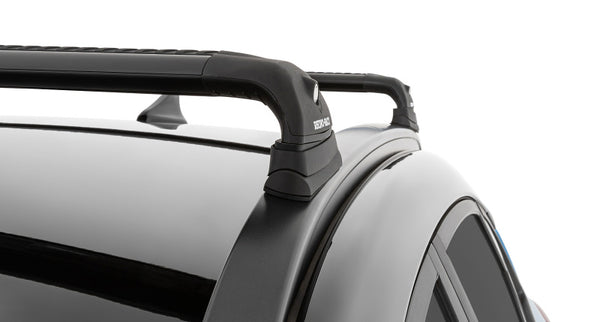 Rhino-Rack 18-22 Hyundai Kona 1st Gen 5 Door SUV w/Flush Rails Vortex RVP 2 Bar Roof Rack Black RVP69