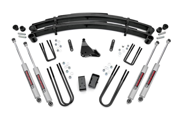 Rough Country 4 Inch Lift Kit Rear Blocks Fits Ford F-250/F-350 Super Duty (99-04) 49530