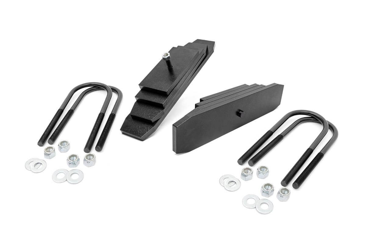 Rough Country 2 Inch Leveling Kit Leaf Block Fits Ford Excursion 4WD (2000-2005) 49800_A