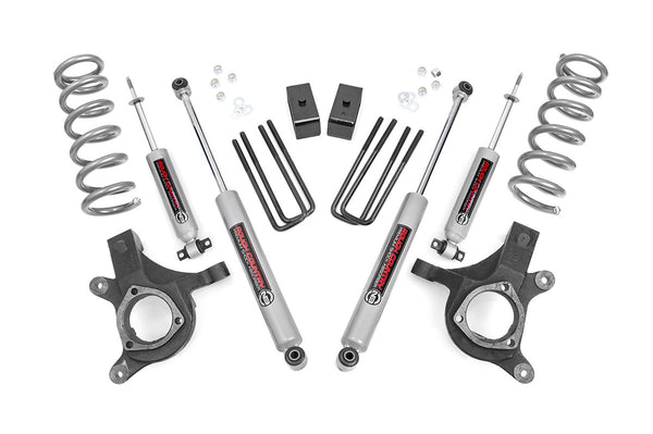 Rough Country 4.5" Lift Kit Fits Chevy Silverado & fits GMC Sierra 1500 2WD (1999-2006 & Classic) 239N2