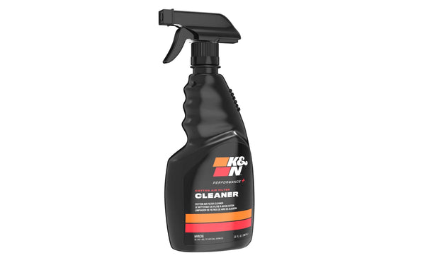 K&N Air Filter Cleaner and Degreaser: Power Kleen; 32 Oz Trigger Spray; Restore Engine Air Filter Performance, 99-0621, Black