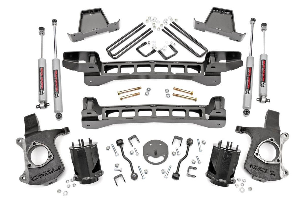 Rough Country 6" Lift Kit Chevy Silverado & fits gmc Sierra 1500 2Wd (1999-2006 & Classic) 23420