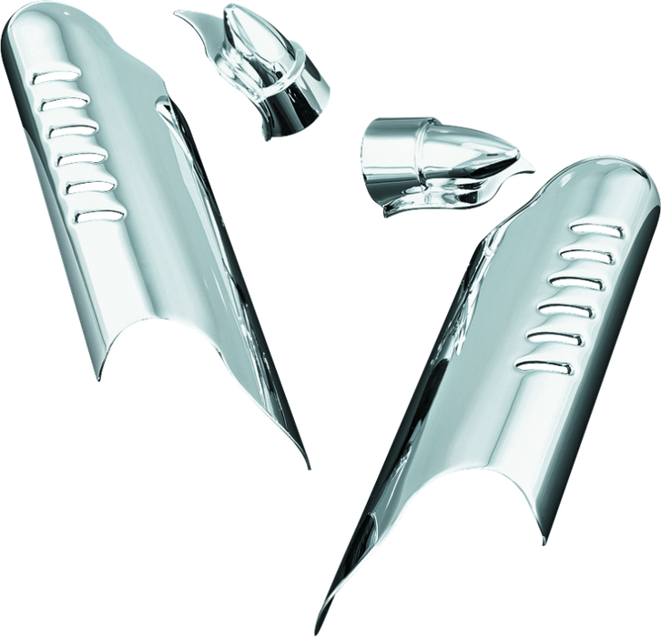 Kuryakyn Lower Leg Deflector Shields 00-13 Touring Chrome 7768