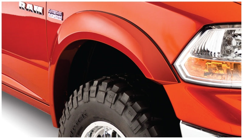 Bushwacker 10-18 Ram 1500 Fleetside Extend-A-Fender Style Flares 4pc 67.4/76.3/96.3in Bed Black 50914-02