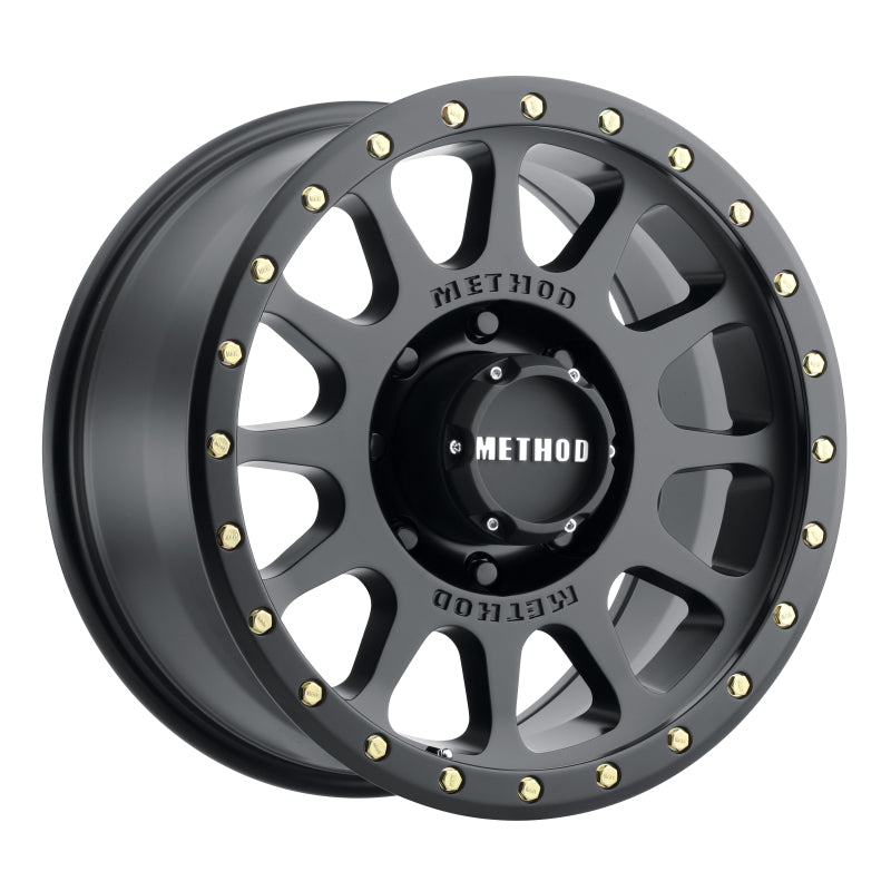 Method MR305 NV 20x9 +18mm Offset 8x6.5 130.81mm CB Matte Black Wheel MR30529080518