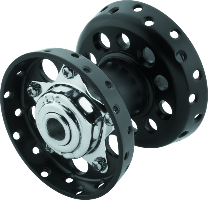 Bikers Choice 36-66 Big Twin Black Star Hub With Cone Style Bearing 490659