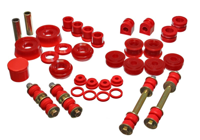 Energy Suspension 03-05 Compatible with Dodge SRT-4 FWD Red Hyper-flex Master Bushing Set 5.18114R