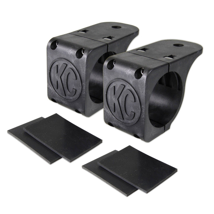 KC HiLiTES Universal Tube Clamp Light Mount Bracket Set / 1.75in. to 2in. Bar (Pair) 73071