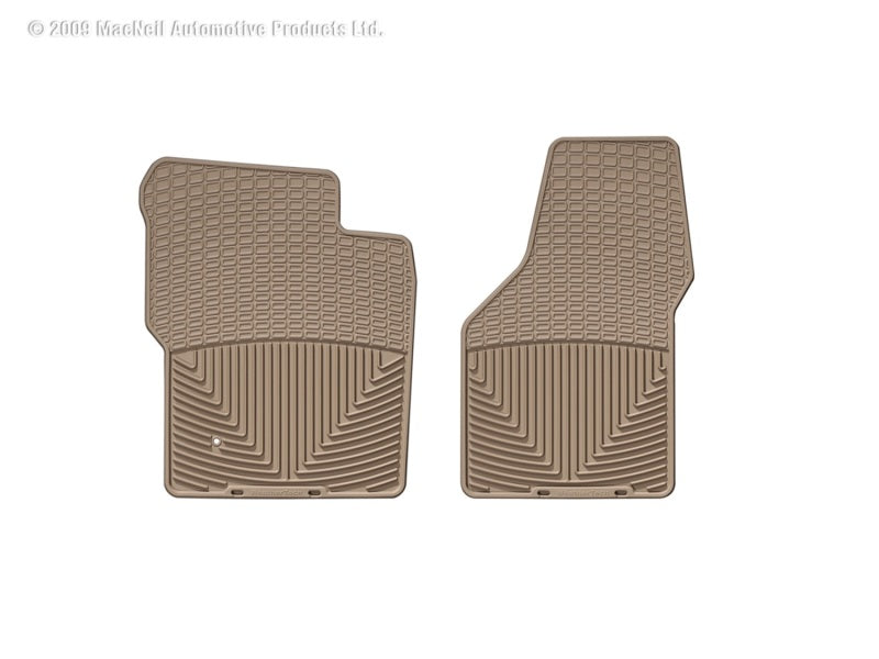 WeatherTech 99-07 Ford F250 Super Duty Crew Front Rubber Mats Tan W19TN