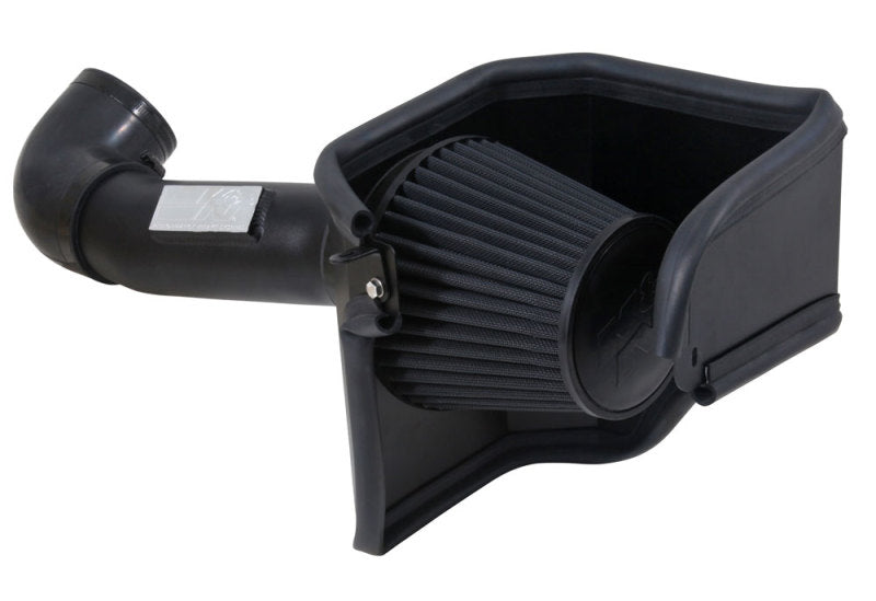 K&N Compatible with Dodge/Chrysler 5.7/6.1L V8 Black Performance Intake Kit 71-1542