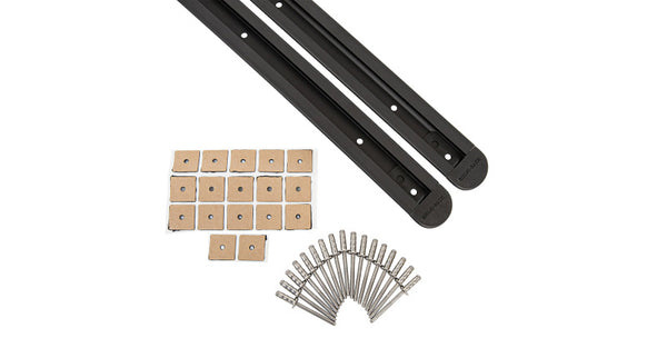 Rhino-Rack Ford Ranger RTS Tracks w/Hardware & End Caps Pair RTS554