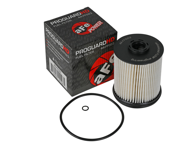 aFe ProGuard D2 Fuel Filter; GM Diesel Trucks 17-21; V8 6.6L L5P 4 Pack 44-FF023-MB