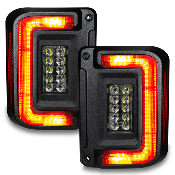 Oracle Lighting compatible with Jeep Wrangler JK Flush Mount LED Tail Lights SEE WARRANTY 5891-504