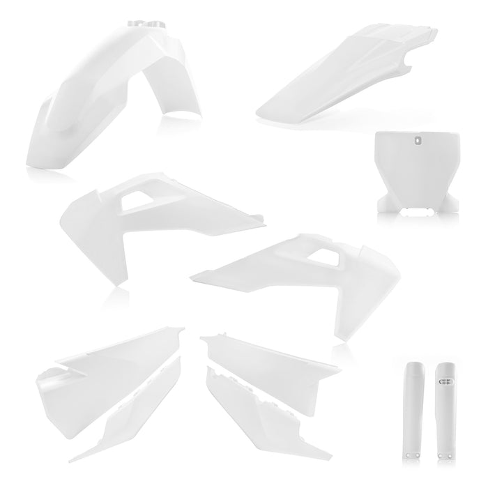 Acerbis Full Plastic Kits For Husqvarna - White (2726550002), One Size