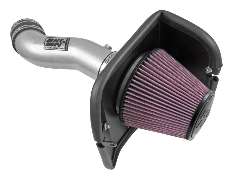 K&N 14-15 compatible with Jeep Cherokee 3.2L V6 High Flow Performance Intake Kit 77-1569KS