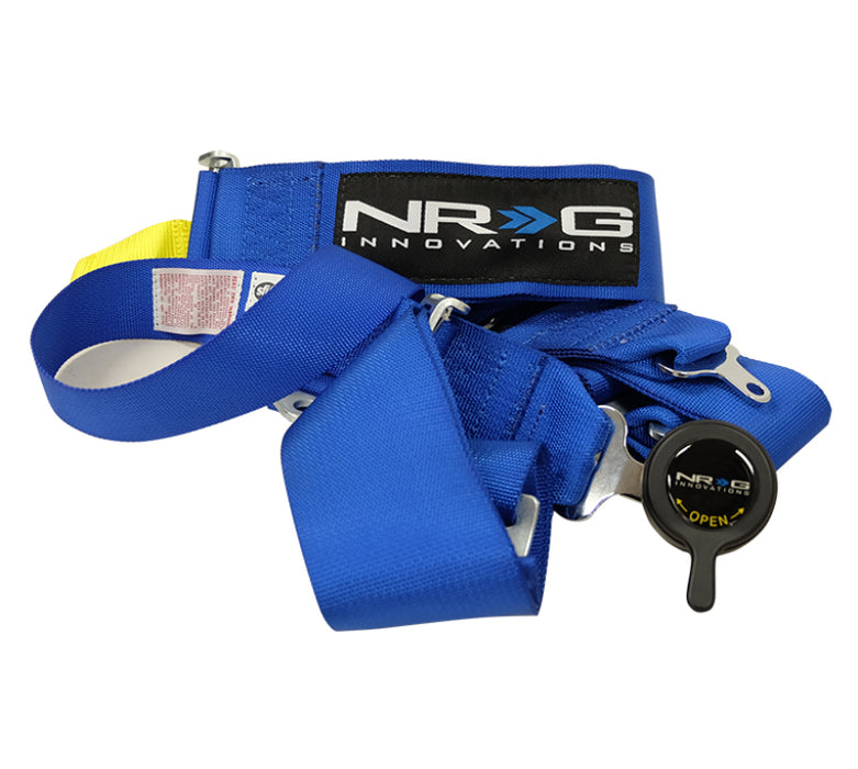 NRG SFI 16.1 5PT 3in. Seat Belt Harness / Cam Lock Blue SBH-RS5PCBL