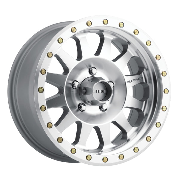 Method MR304 Double Standard 17x8.5 0mm Offset 5x5.5 108mm CB Machined/Clear Coat Wheel MR30478555300