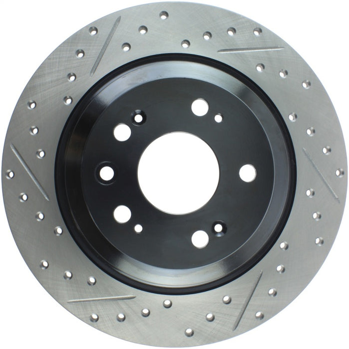 StopTech Slotted & Drilled Sport Brake Rotor 127.40074R