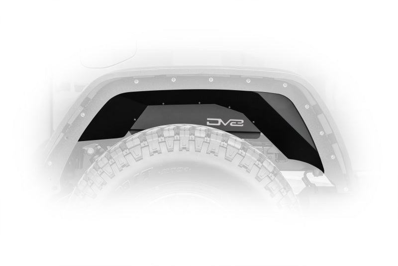 DV8 Offroad 201+ compatible with Jeep Gladiator Rear Inner Fenders Black INFEND-04RB