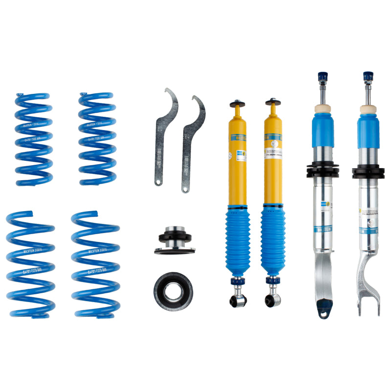 BILSTEIN B16 (PSS10) 15-17 Fits Mercedes-Benz C300 4Matic L4 Front and Rear Performance Suspension System 48-252096