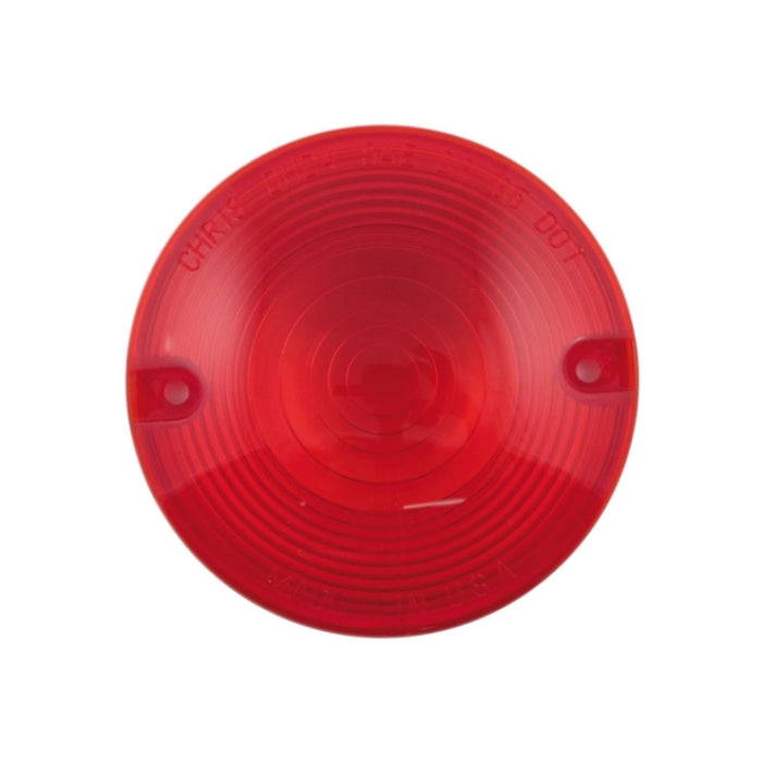 Letric Lighting Red Flat Lens Style Turn Signal Lenses 3In LLC-3R