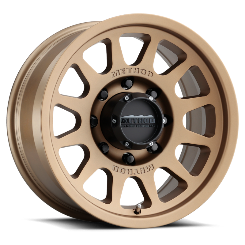 Method MR703 17x8.5 0mm Offset 8x6.5 130.81mm CB Method Bronze Wheel MR70378580900