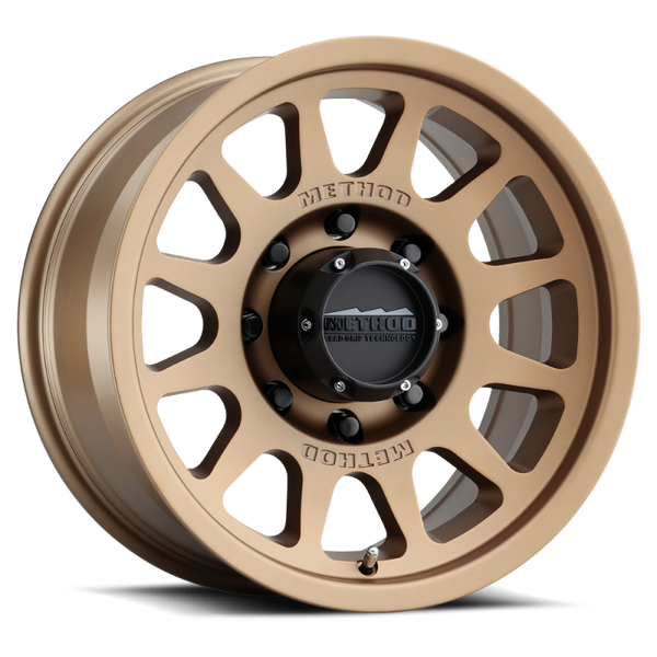 Method MR703 17x8.5 0mm Offset 8x6.5 130.81mm CB Method Bronze Wheel MR70378580900
