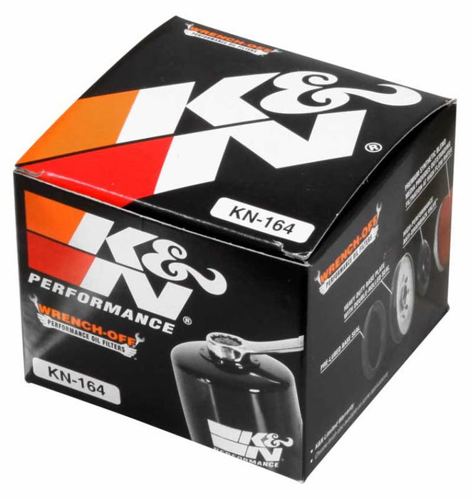 K&N Motorcycle Oil Filter: High Performance, Premium, Designed to be used with Synthetic or Conventional Oils: Fits Select BMW Motorcycles, KN-164