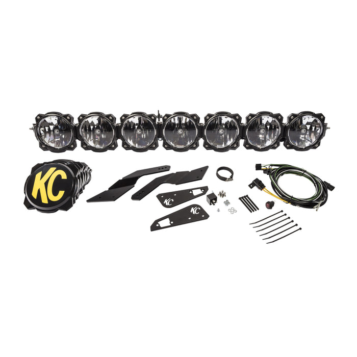 KC HiLiTES Can-Am X3 45in. Pro6 Gravity LED 7-Light 140w Combo Beam Overhead Light Bar System 91334