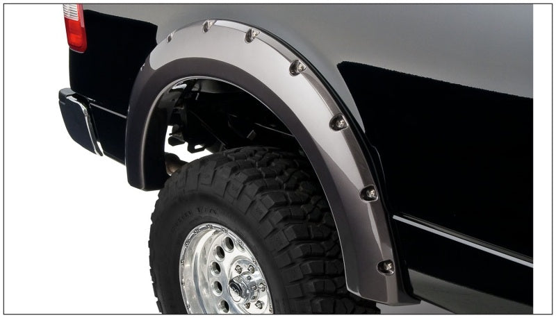 Bushwacker 04-08 Ford F-150 Styleside Pocket Style Flares 4pc 66.0/78.0/96.0in Bed Black 20916-02