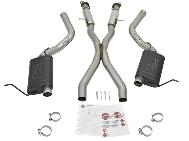 aFe MACHForce XP 12-17 compatible with Jeep Grand Cherokee WK2 SRT8 V8-6.4L 304SS Cat-Back Exhaust System 49-38059