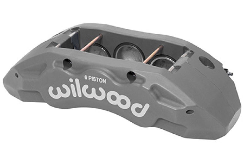 Wilwood Caliper-TX6R- R/H Clear 1.62/1.38/1.38in Pistons 1.38in Disc 120-14599