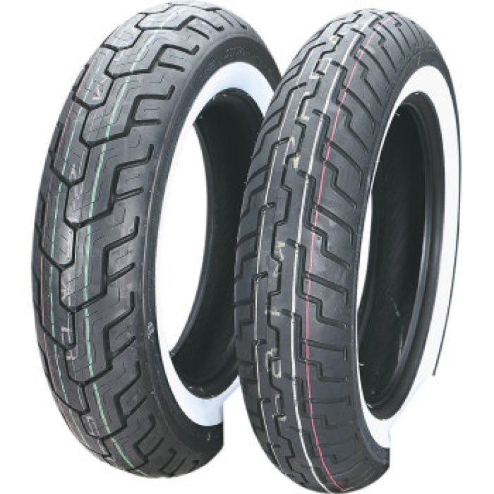 Dunlop D404 Front Tire 150/80-16 M/C 71H TL Wide Whitewall 45605490