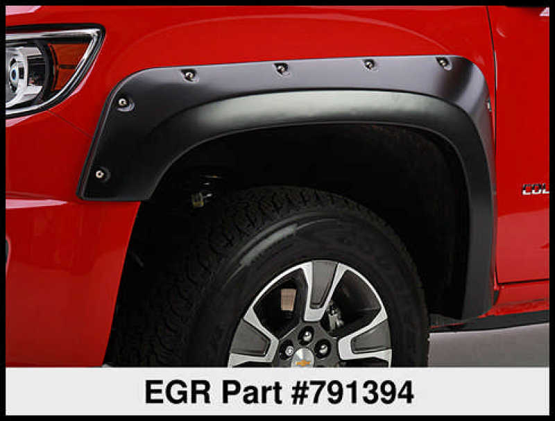 EGR 15+ Chevy Colorado 5ft Bed Bolt-On Look Fender Flares Set 791394