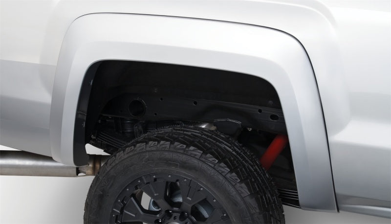 Bushwacker 15-18 GMC Sierra 2500 HD Extend-A-Fender Style Flares 4pc 78.8/97.6in Bed Black 40966-02