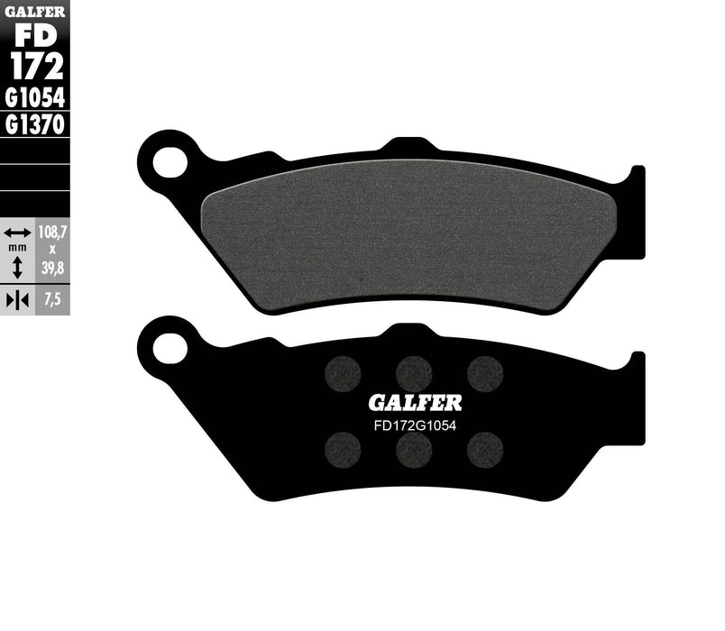 Galfer FD172G1054 Black FD172G1370 Semi-Metallic Carbon Brake Pad